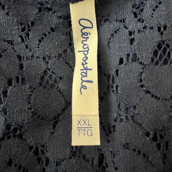 Aeropostale Blue Watercolor Tank top Size XXL NWT - Picture 5 of 7